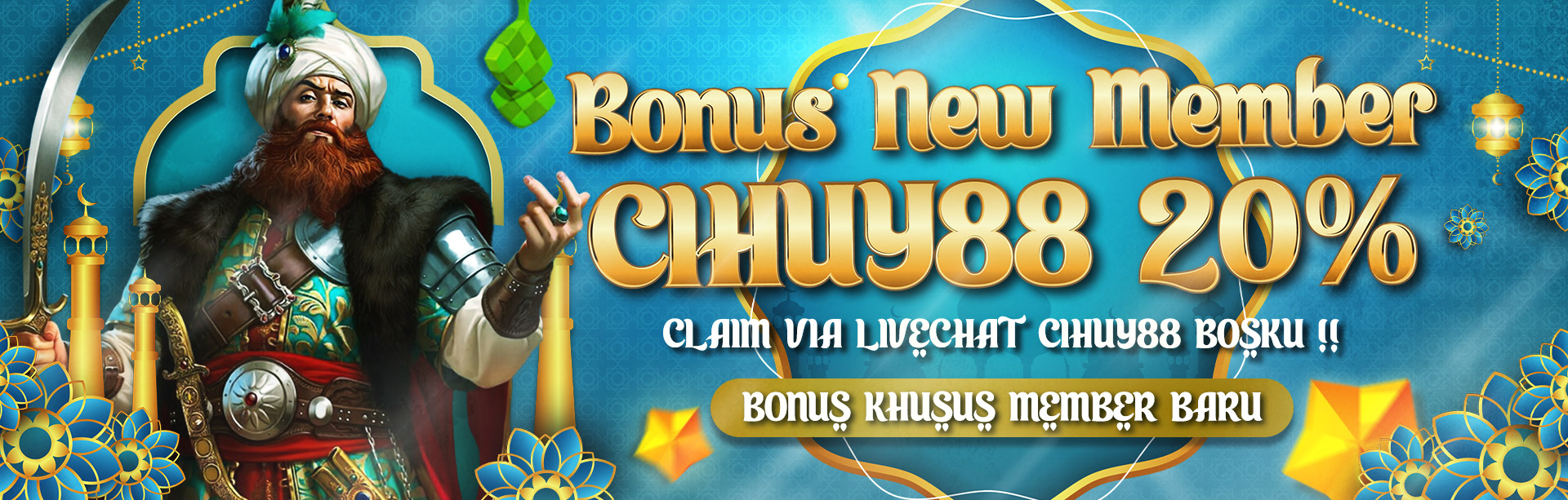 Bonus New Member 20%