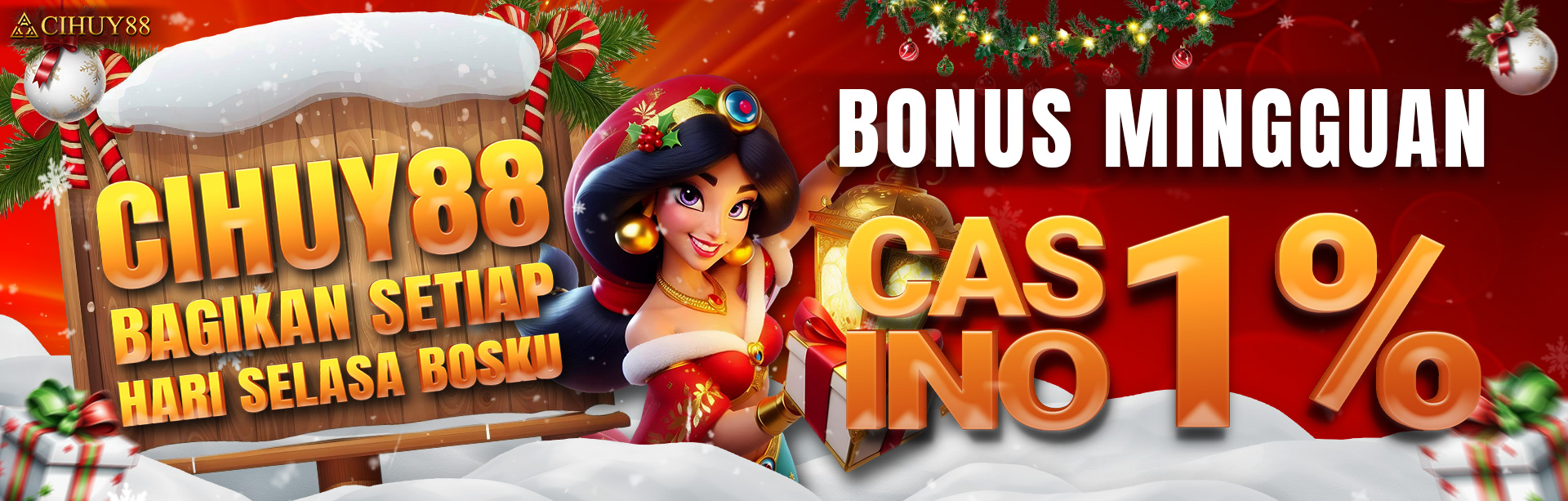 Bonus Mingguan Casino 1%