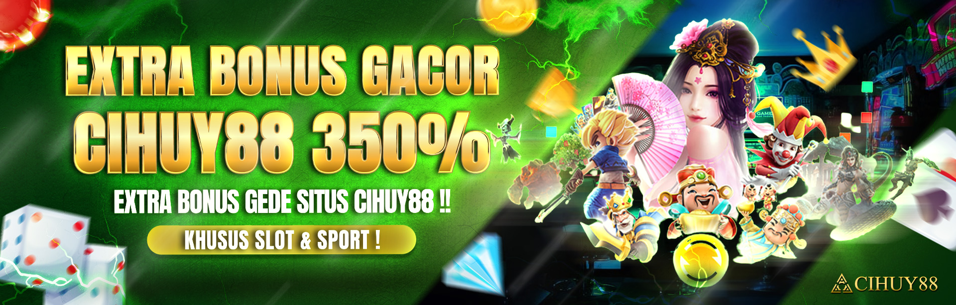 Promo Extra Cashback 350% CIHUY88