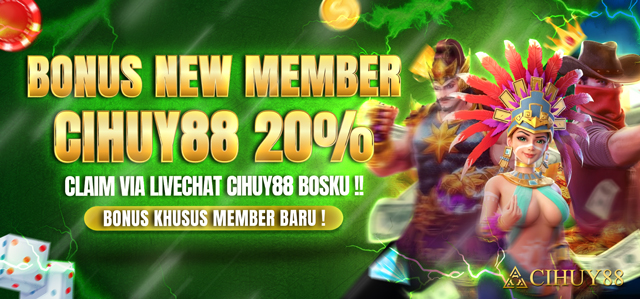 Bonus New Member 20%
