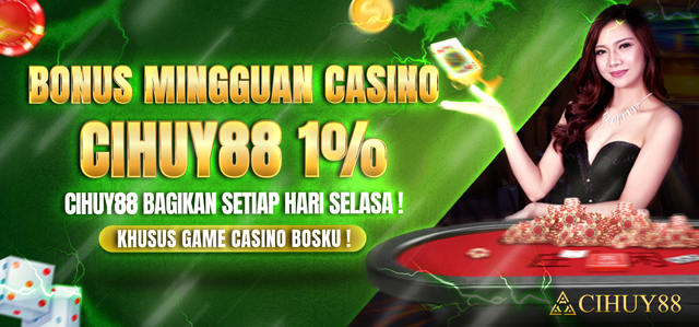Bonus Mingguan Casino 1%